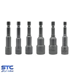 بکس سر دریلی مگنتی آدولان(سایز:7 تا 13+3/8)