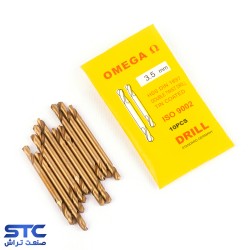 مته طلایی کوتاه دوسر امگا(سایز:3 تا 4/2)