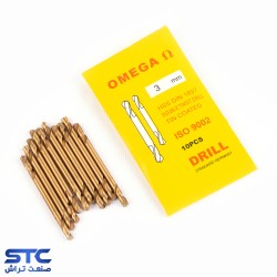 مته طلایی کوتاه دوسر امگا(سایز:3 تا 4/2)