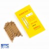 مته طلایی کوتاه دوسر امگا(سایز:3 تا 4/2)