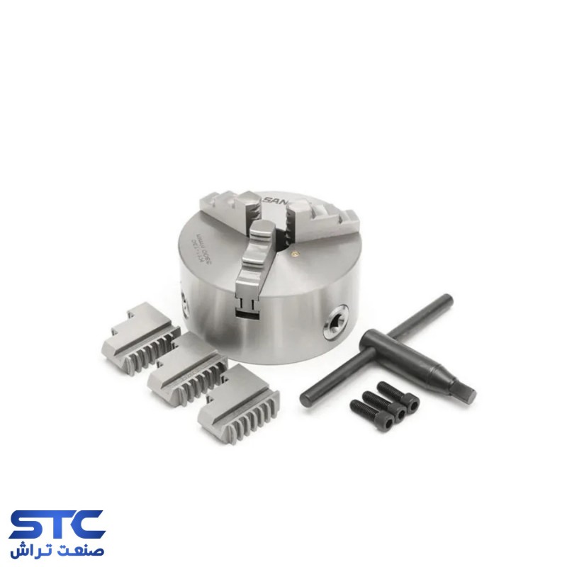 سه نظام منظم دستگاه تراش سایز 130 میلیمتر سانو