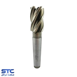 فرز انگشتی ته کونیک سرتخت سفید HSS هانگدا