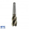 فرز انگشتی ته کونیک سرتخت سفید HSS هانگدا(سایز:22 تا 65)