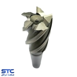 فرز انگشتی ته کونیک سرتخت سفید HSS هانگدا(سایز:22 تا 65)