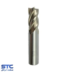 فرز انگشتی سرتخت سفید چهار پر HSS طول استاندارد هانگدا(سایز:1/5 تا 32)