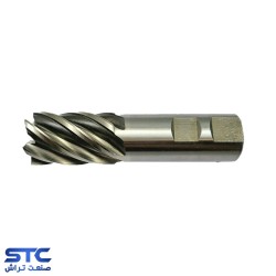 فرز انگشتی سرتخت سفید شش پر HSS-E طول استاندارد هانگدا(سایز:22 تا 40)