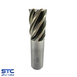 فرز انگشتی سرتخت سفید شش پر HSS-E طول استاندارد هانگدا