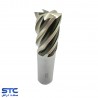 فرز انگشتی سرتخت سفید شش پر HSS-E طول استاندارد هانگدا(سایز:22 تا 40)