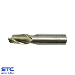 فرز انگشتی سرتخت سفید دو پر HSS-E طول استاندارد هانگدا