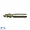 فرز انگشتی سرتخت سفید دو پر HSS-E طول استاندارد هانگدا(سایز:1 تا 30)