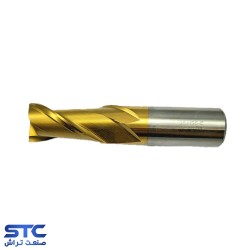 فرز انگشتی سرتخت طلایی دو پر HSS-E طول استاندارد هانگدا(سایز:1 تا 30)