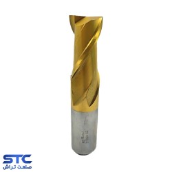 فرز انگشتی سرتخت طلایی دو پر HSS-E طول استاندارد هانگدا(سایز:1 تا 30)