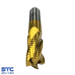 فرز انگشتی خشن طلایی HSS-E طول استاندارد هانگدا(سایز:6 تا 30)