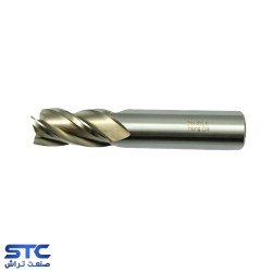 فرز انگشتی سرتخت سفید چهار پر HSS-E طول استاندارد هانگدا(سایز:1/5 تا 32)