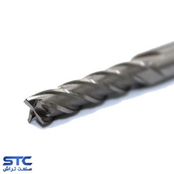 فرز انگشتی سرتخت سفید چهار پر HSS-E طول بلند هانگدا(سایز:1/5 تا 30)