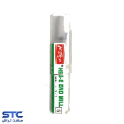 فرز انگشتی سرتخت سفید چهار پر HSS-E طول بلند هانگدا(سایز:1/5 تا 30)