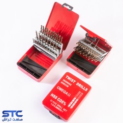 ست مته کبالت 5% اعشاری دهم دار 51 عددی 1-6 میلیمتر امگا