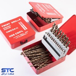 ست مته کبالت 5% اعشاری دهم دار 41 عددی 6-10 میلیمتر امگا