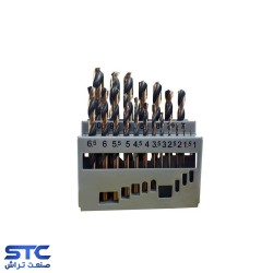 ست مته طرح کبالت 19 عددی 1-10 میلیمتر ولف