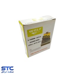 ست مته طرح کبالت 19 عددی 1-10 میلیمتر ولف