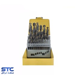 ست مته طرح کبالت 25 عددی 1-13 میلیمتر ولف
