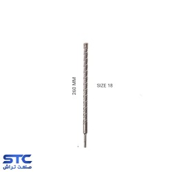 مته چهار شیار چهار الماسه 26 سانت ولف