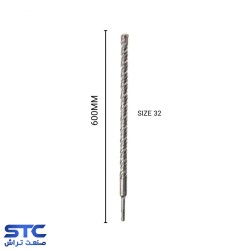 مته چهار شیار چهار الماسه 60 سانت ولف