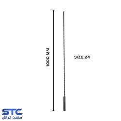 مته پنج شیار چهار الماسه 1 متری ولف