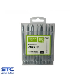 نوک پیچگوشتی یک سر چهارسو PH1 ولف(طول:5-10)