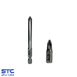 نوک پیچگوشتی یک سر چهارسو PH2 ولف(طول:2/5-5-7/5-10)