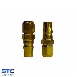 دنباله کوپلینگ مخصوص شلنگ فنری 8*5 مدل 20PP طلایی کراسمن