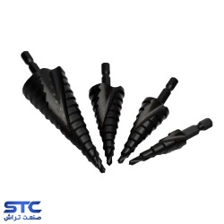 مته کاجی (مخروطی) مارپیچ M2 تام(سایز:4-32 تا 4-12)