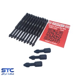 نوک پیچگوشتی مشکی یکسر چهارسو PH2 تام (طول: 2/5-5-9)