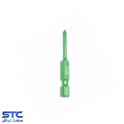 نوک پیچگوشتی سبز یکسر چهارسو 5 سانت PH00 تام