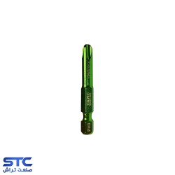 نوک پیچگوشتی سبز یکسر چهارسو 5 سانت PH3 میله 6 تام