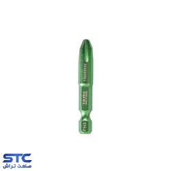 نوک پیچگوشتی سبز یکسر چهارسو PH3 میله 8 تام(طول:5 و 11 سانت)