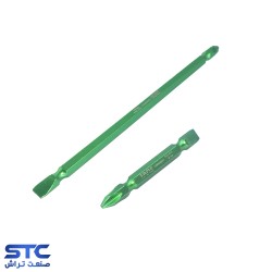نوک پیچگوشتی سبز دوسو چهارسو PH2*SL6 تام(طول:6/5-11-15)
