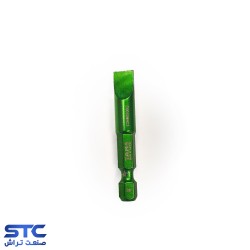 نوک پیچگوشتی سبز یکسر دوسو 5 سانت SL8 تام