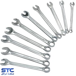 آچار یکسر تخت یکسر رینگ AZD(سایز : 7 تا 19)